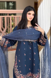 Summer 3PC Lawn Embroidered Suit - BFB0679