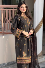 Summer 3PC Lawn Embroidered Suit - BFB0661