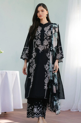 Summer 3PC Lawn Embroidered Suit - BFB0670