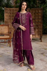 Summer 3PC Lawn Embroidered Suit - BFB0662