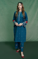 Summer 2PC Lawn Embroidered Suit - BFB0612