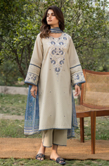 Summer 3PC Lawn Embroidered Suit - BFB0671