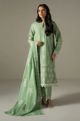 Summer 3PC Lawn Embroidered Suit - BFB0675