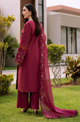 Summer 3PC Lawn Embroidered Suit - BFB0615