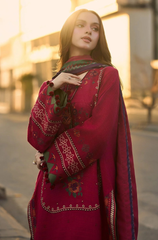 Summer 3PC Lawn Embroidered Suit - BFB0664