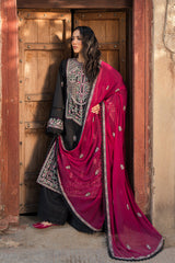 Winter 3PC DHANAK EMBROIDERED BF210