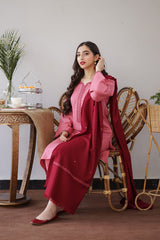 Winter 3PC DHANAK EMBROIDERED BF161