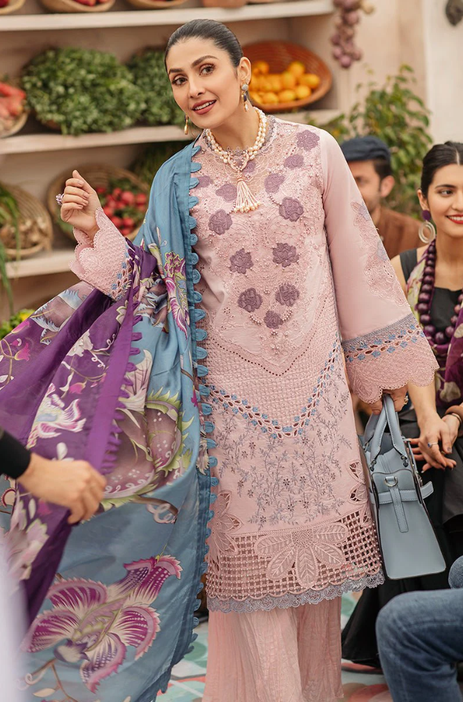 Summer 3PC Lawn Embroidered Suit - BFB0660