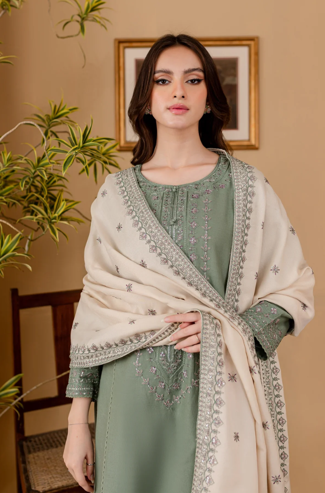 Summer 3PC Lawn Embroidered Suit - BFH00050