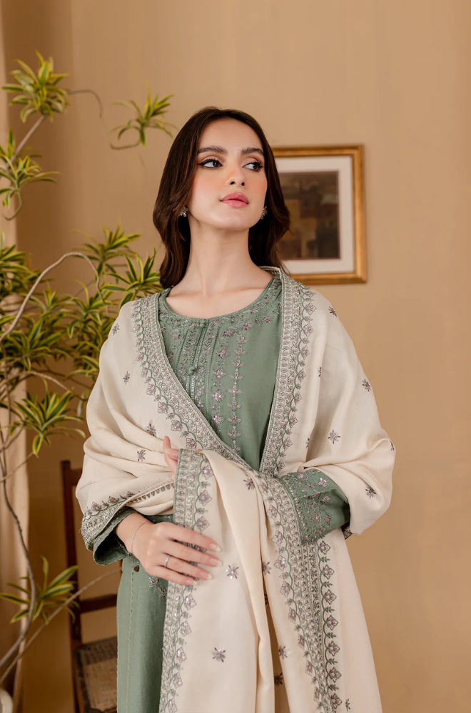 Summer 3PC Lawn Embroidered Suit - BFH00050