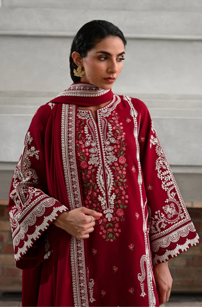 Summer 3PC Lawn Embroidered Suit - BFB0626