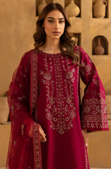 Summer 3PC Lawn Embroidered Suit - BFB0663