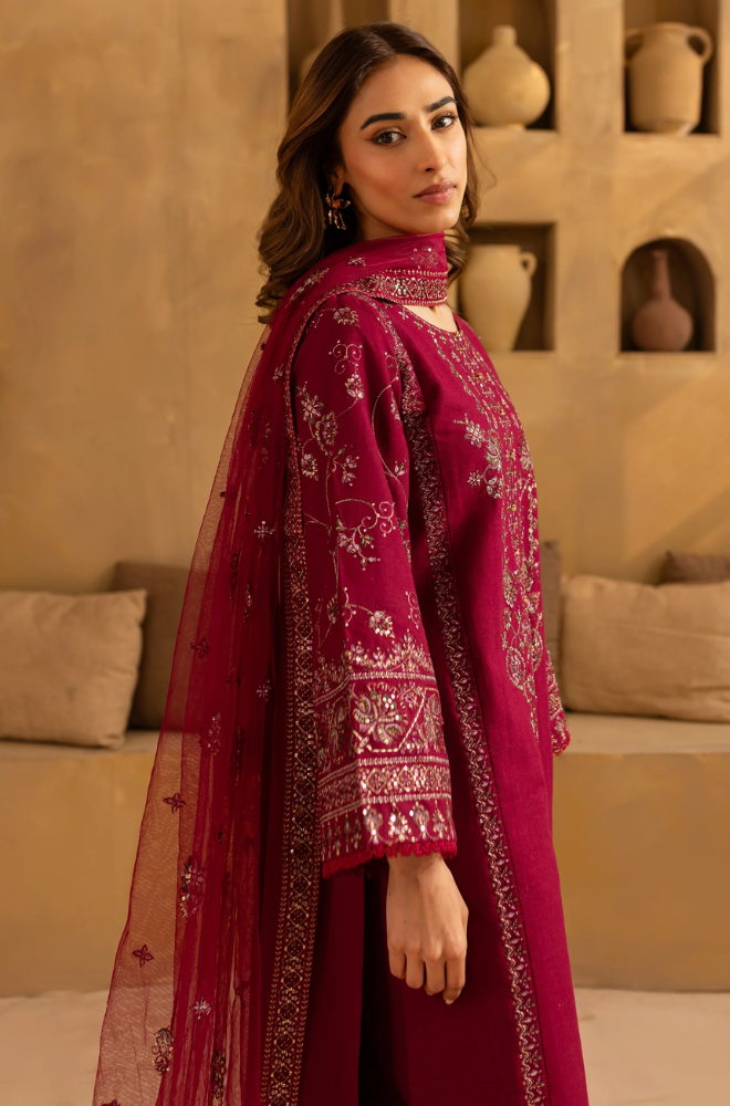 Summer 3PC Lawn Embroidered Suit - BFB0663