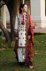 Summer 3PC Lawn Embroidered Suit - BFB0673