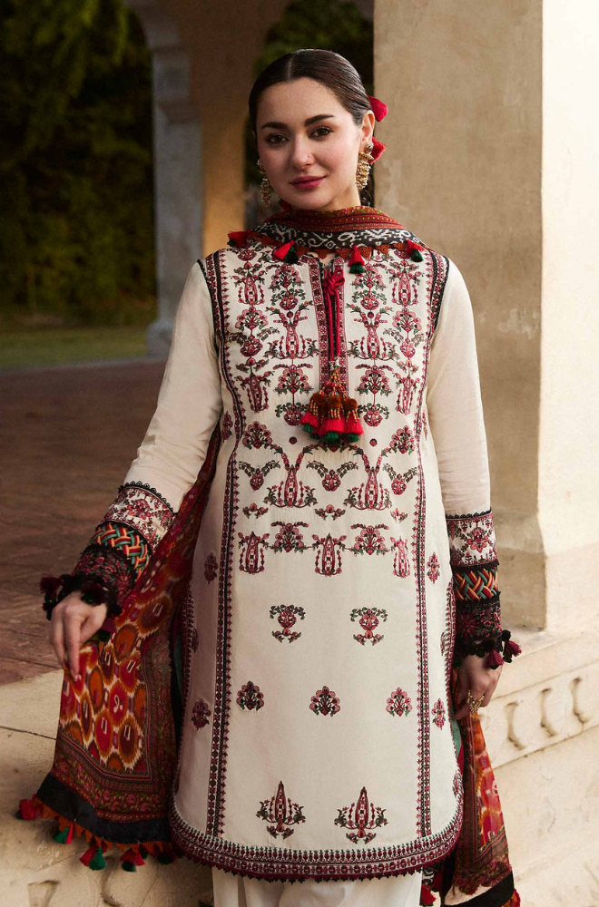 Summer 3PC Lawn Embroidered Suit - BFB0673