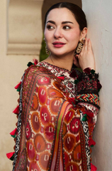 Summer 3PC Lawn Embroidered Suit - BFB0673