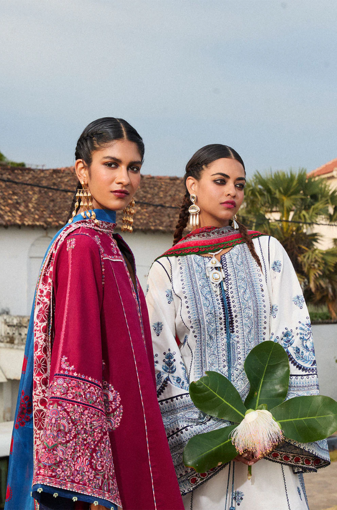 Summer 3PC Lawn Embroidered Suit - BFB0674