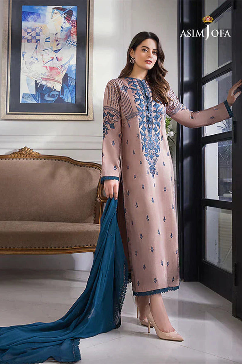 Winter 3PC DHANAK EMBROIDERED BF75