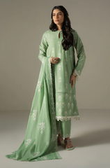 Summer 3PC Lawn Embroidered Suit - BFB0675