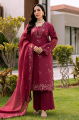 Summer 3PC Lawn Embroidered Suit - BFB0615
