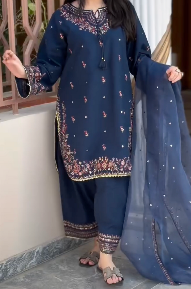 Summer 3PC Lawn Embroidered Suit - BFB0679