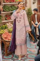 Summer 3PC Lawn Embroidered Suit - BFB0660