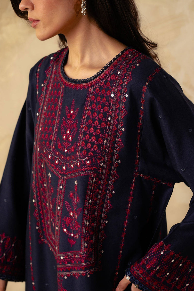 Winter 3PC DHANAK EMBROIDERED BF80B